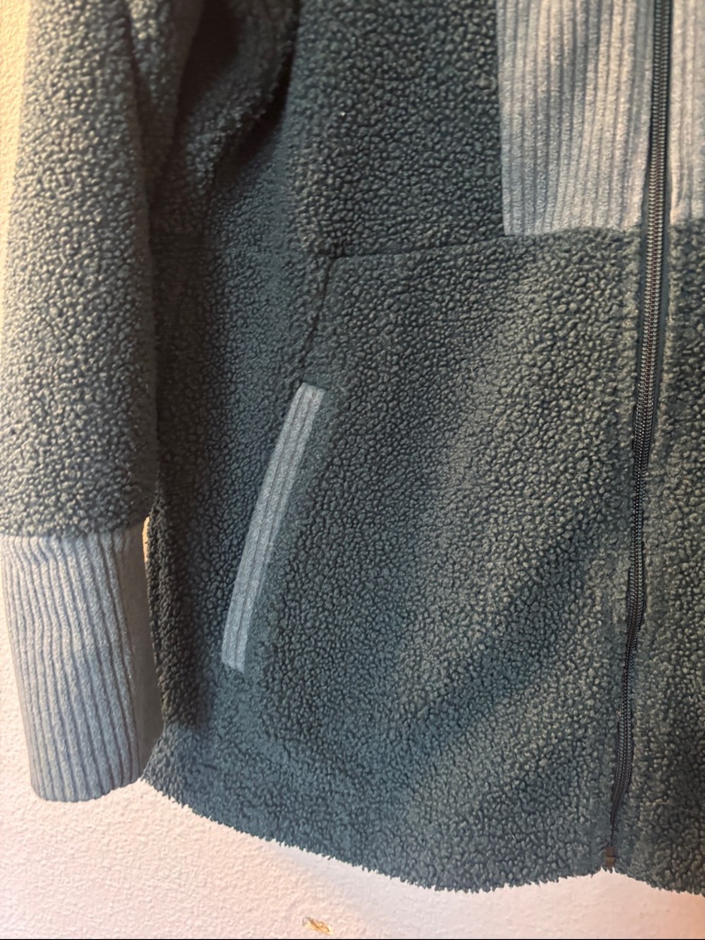 Columbia Blue Teal Fleece Zip Up - Picture 2 of 6